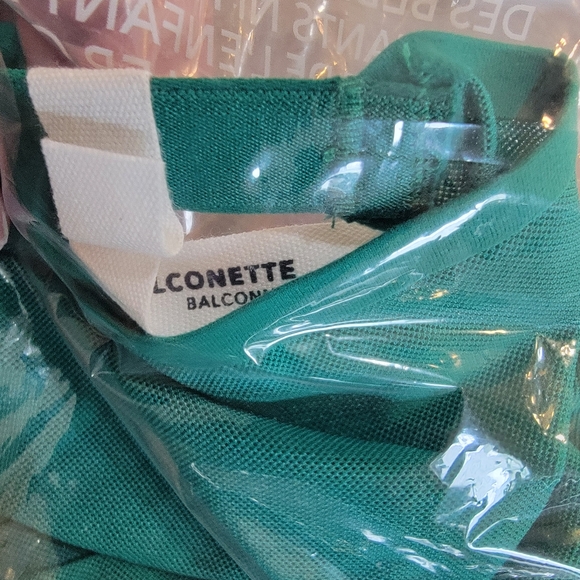 Aerie Smoothez Unlined Mesh Balconette Bra Jade Green NWT! - Picture 6 of 9